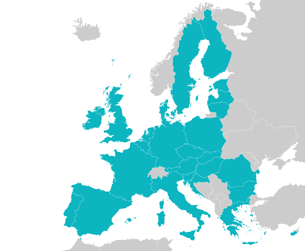 European map of Digiteal