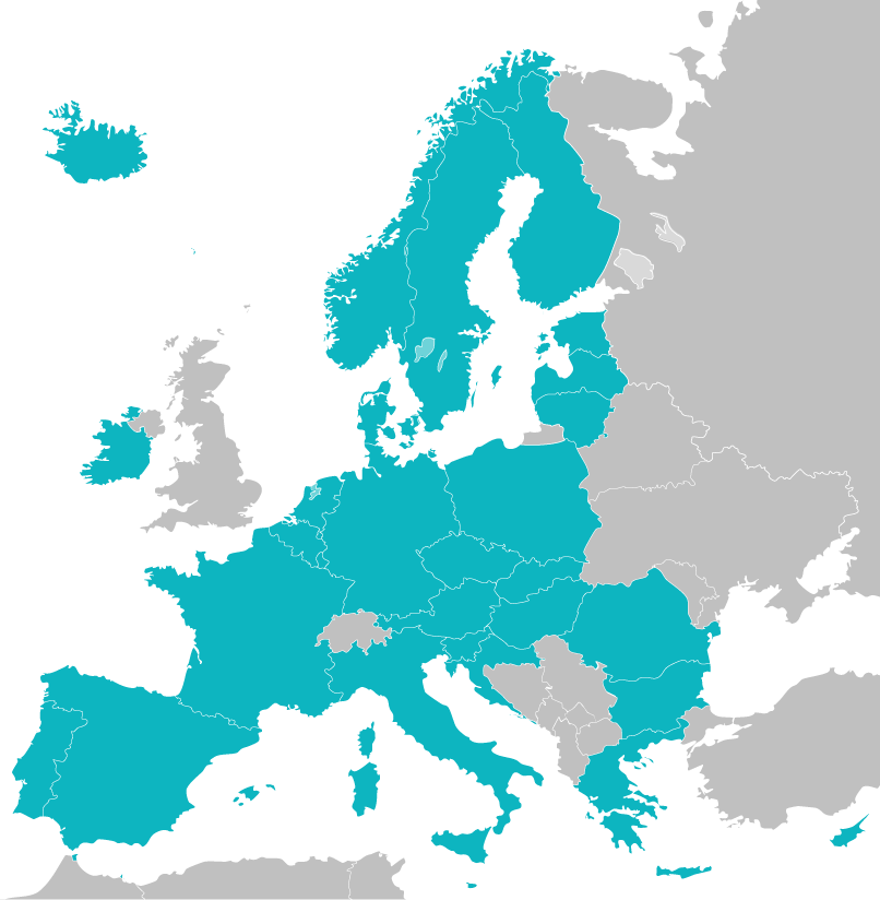 Digiteal services European map